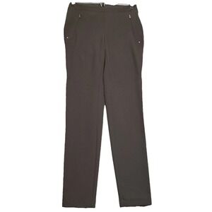 RLX Ralph Lauren Golf Pants Womens 4 Black Stretch Slim Fit Tapered Leg Mid Rise